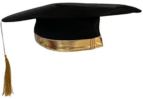 Amscan 9916650 Graduation Mortarboard Hat Gld
