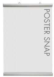 M&T DISPLAYS - Porte affiche Poster Snap - Système d'accrochage suspendu et discret pour affiches et posters