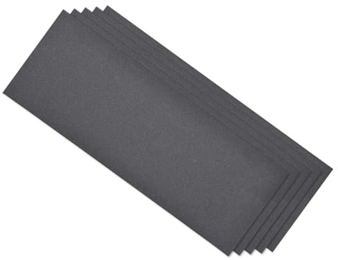 CoCud Nass- und Trockenschleifblätter, 9 Zoll x 3,6 Zoll, 360er Körnung, Siliziumkarbid-Schleifpapier - (Anwendungen: für Gipskarton, Holz, Metall), 5 Stück