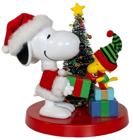 Peanuts Kurt Adler Snoopy & Woodstock Tischstück