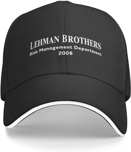 Baseballmütze Hip Hop Sonnenhut Lehman Brothers Risk Management Department 2008Cap Baseball Cap Icon Sonnenschutz Wanderhut Damenmütze Herren