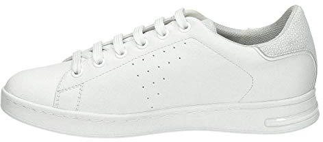 Geox Damen D Jaysen Sneakers, Weiß, 39 EU