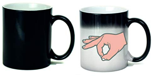 Super Lemon Circle Game Mug - Reveals When HOT Water Added - AS SEEN ON It's Gone Viral - Ball Gazer - 11 OZ Size - Machine Washable