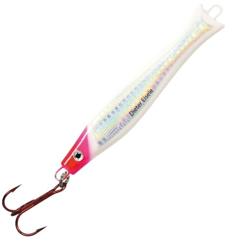 Dieter Eisele Pro Select Pilker Sunrise-Pink, Gewicht / Länge / Hakengröße:90g - 12.5cm - Gr. 2/0