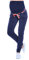 MijaCulture - Casual Schwangerschaftshose Umstandshose/Umstandsmode Monika 9081 (M / EU38, Blau)