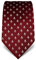 Vincenzo Boretti Herren Krawatte reine Seide Fleur-de-Lis Muster edel Männer-Design zum Hemd mit Anzug für Business Hochzeit 8 cm schmal/breit burgunder