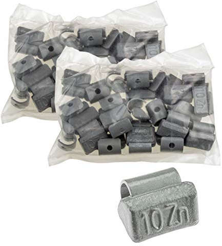 Stix 50x Schlaggewichte Auswuchtgewichte 10g Wuchtgewichte für Alufelgen Zinkgewichte Gewichte ZN