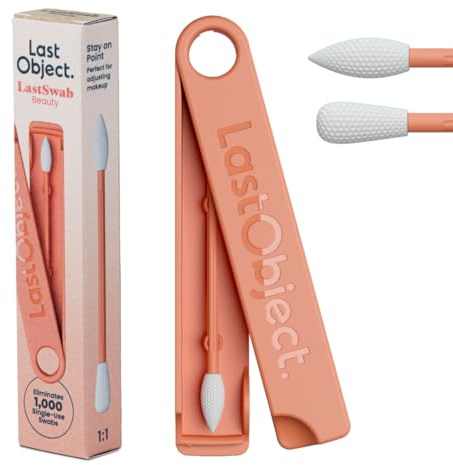 LastSwab® Reusable Cotton Swabs for Gentle & Eco-Friendly Beauty Routines - The Sustainable Alternative to Single-Use Q Tips - Zero Waste & Easy to Clean - Comes with a Travel Case Holder