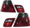 DM Autoteile 2x LED Rückleuchten SET passt für E46 Cabrio Rot Smoke 99-03 auf M3 Facelift