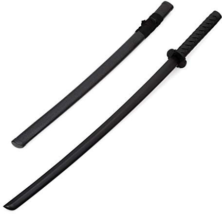 Playwell Martial Arts Schwarz Polypropylen Bokken mit Scheide