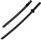 Playwell Martial Arts Schwarz Polypropylen Bokken mit Scheide