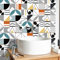 HORIWE 20pc Tile Stickers 8x8 Inches Backsplash PVC Waterproof Oil Proof Self Adhesive DIY Bathroom Kitchen New Wall Stickers Home Decor 20cm x 20cm