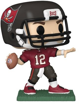 Funko Pop! NFL: Bucs - Tom Brady - (Home Uniform) - Vinyl-Sammelfigur - Geschenkidee - Offizielle Handelswaren - Spielzeug Für Kinder und Erwachsene - Sports Fans - Modellfigur Für Sammler