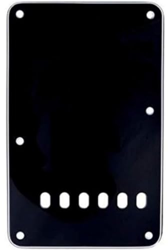 Fender® Stratocaster® Vintage Style Tremolo Backplate Tremolo Compartment Cover for Strat® 3-Ply Colour: Black