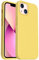 ORNARTO Shockproof Liquid Silicone Designed for iPhone 13 Case Gel Rubber Full Body Protection Anti-Shock Cover Case Drop Protection 6.1inch-Lemon Yellow