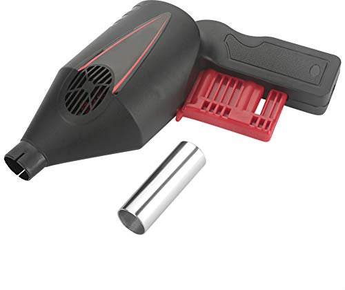 TOPINCN BBQ Ventilator, Tragbarer Manuell Betriebener BBQ Ventilator Handluftgebläse Energiesparender BBQ Temperaturregler Grillwerkzeug für Outdoor Camping Picknick Grill