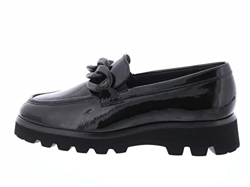 Sioux Damen Meredira Mokassin, Schwarz, 40 EU X-Weit