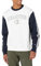 Champion Felpa girocollo in pile da uomo, pullover da uomo, felpa con logo da uomo, Bianco/Navy/Grigio opaco, Medium
