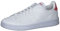 adidas Advantage, Zapatillas Hombre, Cloud White Cloud White Better Scarlet, 43 1/3 EU