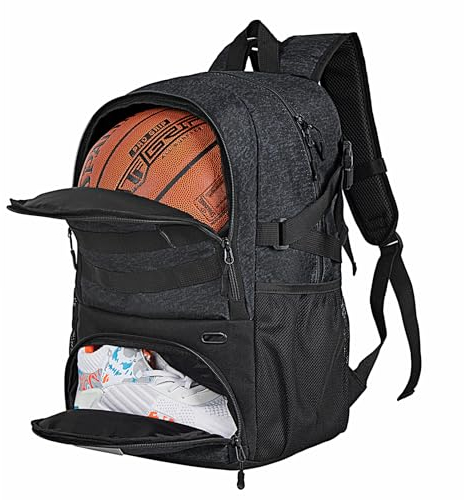 Goloni Großer Basketball-Rucksack Mit Schuh- Und Ballfach, Fußball, Baseball, Softball, Volleyball, Sporttasche, Reise, Trainingsgerät, Wasserabweisend