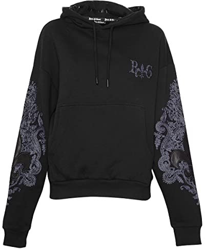 Roberto Geissini Damen Hoodie Lilie Deluxe-BE-Black L