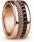 BERING Anello Donna Misura 7 Oro Rosa Lucido, Donube
