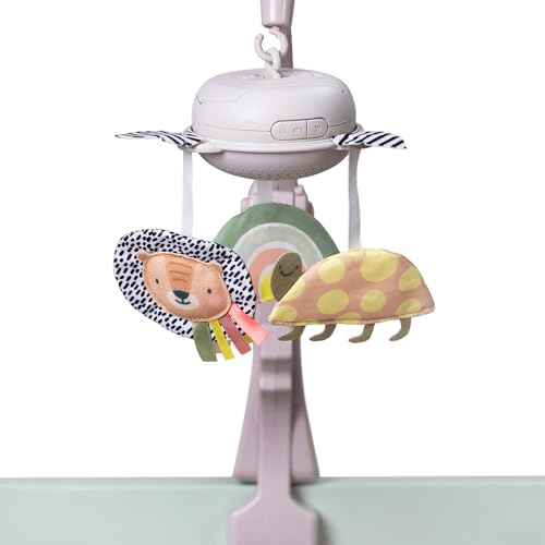 Taf Toys Savannah Musical Mobile - Soothing Baby Sleep Aid. 30 Minutes of Classical Soothing Melodies. Includes 3 Hanging Sensory Toys.