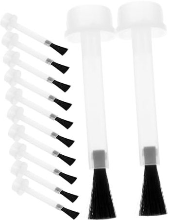 PLAFOPE Nagellackbürsten Flacher Ersatz 20 Stück Fingernagel-alikator Ersatz-nagellackflaschen Pinsel Nagellack- Gel-lack Flaschenbürste
