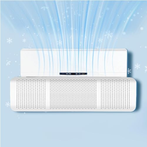 seeYOLO Déflecteur de climatiseur universel, réglable et portable, idéal pour climatiseurs muraux à la maison, au bureau, aux personnes âgées, aux bébés et aux femmes enceintes