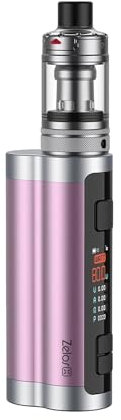 Aspire Zelos X Vaping Kit, Refillable, Rechargeable, Nautilus 3 Tank, External Battery Compatibility (Battery NOT Included), 2mL Capacity, E Cigarette, E Cig, No Nicotine (Pink)