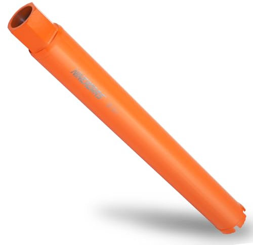 NINEROARS 2 inch Wet Diamond Core Drill Bit for Concrete & Hard Masonry – 400 mm Drilling Depth, 10 mm Segments, 1-1/4-7 Universal Thread Arbor