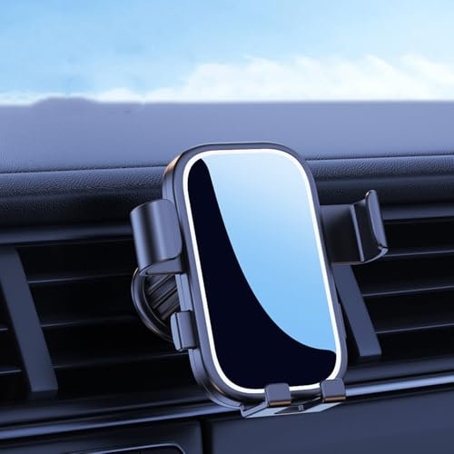 LyTTuu Handy KFZ Halterungen für NIO ES6 ES7 ES8 ET5 ET7,Handyhalterung Auto Autohalterung Halterung Autotelefonhalterungen 360° Drehbar Handy-Kfz-Zubehörkits,A-Silver