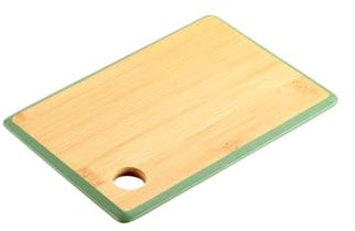 KESPER | Schneidbrett, Material: Bambus, Maße: 23 x 15 x 1 cm, Farbe: Braun, Grün | 58261