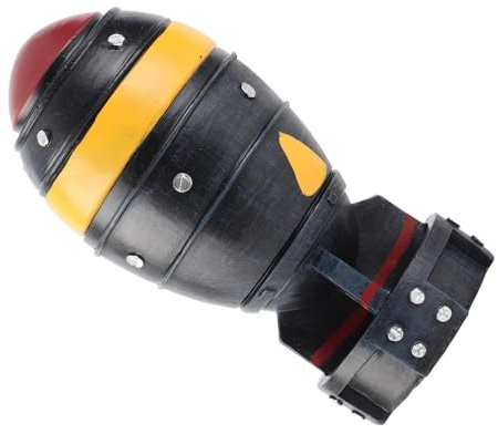KIMISS Scatola Portaoggetti per Bombe, Modello Artigianale in Resina 3D retrò Decorativo 14,3 Cm Altezza 5,6 Pollici Resine Fallout Mini Scatola Portaoggetti Atomica Merce Bomba Merce 4
