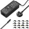 90W Universal Laptop Charger UK AC Power Adapter Compatible with Lenovo Dell HP Acer Asus Toshi ba Sam sung Chromebook Computer Charger Power Cord with 16 Tips(Not compatible with USB Type C)