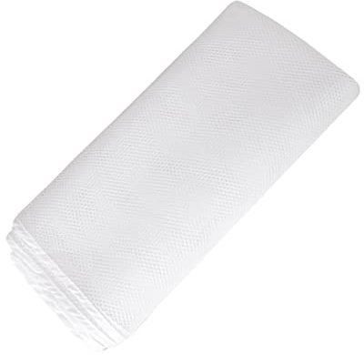 BESPORTBLE Protección para Niño Niña y Balcón Malla De Seguridad para Escaleras De Poliéster Resistente con Ganchos y Cuerda para Niño Niña Instalación Sencilla Malla Blanca De Metros para Pa