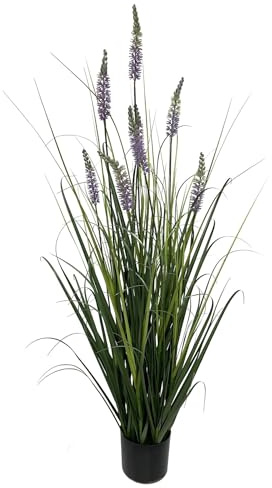 Leaf Design UK Realistic Artificial Grass Plant with Pot