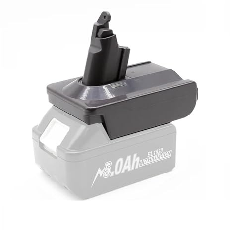 Adapter,Compatible For Makita,18V Lithium Battery Converter To,Compatible For Dyson,V6 Series Vacuum Cleaner Tool DC58 Replace