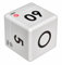 TFA Dostmann Digitaler Cube Timer, Zeitwürfel, Stoppuhr, 6 x 6 x 6 cm, weiß, 38.2032.02, L 60 x B 60 x H 60 mm