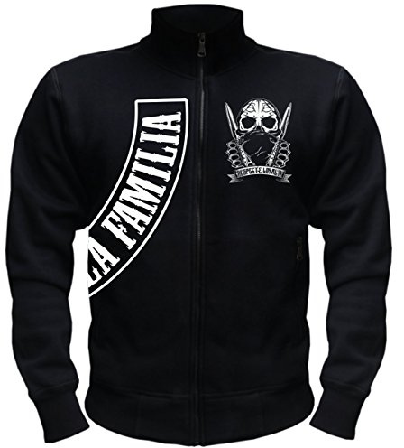Life Is Pain Herren Sweatjacke Jacke La Familia For my family for my friends Größe S - 4XL