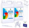 CRAFT RESIN 4L Crystal Clear Epoxy Resin Kit - Food Safe & UV Resistant for DIY Art, Wood, Jewellery Making, Coasters, Mould Casting Resin Epoxy - Low Viscosity, Self Leveling for Beginners & Pros