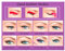 Quick Eyeliner Stickies Make-up COMPLETE SET, 80 Stück DE3, 50 g