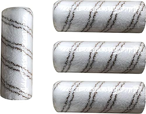 otto-online-handel, 4 Stk. Polyamidrolle 24cm Rolle Walze für 2K-Epoxidharz/Polyurethan Epoxidharz Bodenbeschichtung Grundierung Versiegelung Top Coat