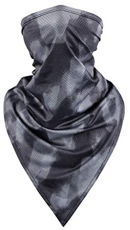 TOPEREUR Unisex Winddichte Gesichtsmaske Halstuch Bandanas, Multifunktionaler Schlauchschal Atmungsaktiv Schnelltrocknend Outdoor Sport Maske Ski Joggen Fahrrad Motorrad Halsschlauch Face Shield