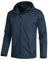 YOUTHUP Blouson Homme Coupe-vent à Capuche Imperméable Veste a Capuche Hommes en Veste de Pluie, Bleu Foncé, S
