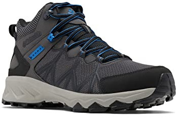 Columbia Peakfreak II Mid Outdry WP wasserdichte Wanderstiefel für Herren, Grau (Dark Grey x Black), 44.5 EU