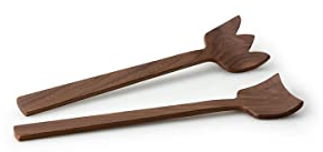 Continenta Salatbesteck, Walnussholz, 30,5 cm