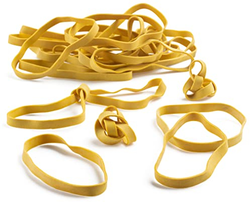 PlasticMill Rubber Bands - #64 Size - Yellow Rubberbands - 1LB/250 Count