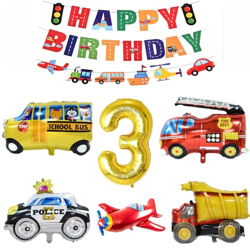 MAMELI Auto Geburtstagsdeko,Geburtstagsdeko Jungen 2 Jahre,Deko 2.Geburtstag Junge,Geburtstagsdeko Auto Großes Folienballonauto,Geburtstagsdeko für Goy Girl