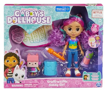 Gabby's Dollhouse Katzen Haus Gabi Regenbogen Künstlerset